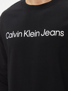 Bluza bez kaptura męska Calvin Klein Jeans J30J322549-BEH L Czarna (8719856759902) - obraz 4