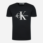 Koszulka męska bawełniana Calvin Klein Jeans J30J320935-BEH S Czarna (8719855868926) - obraz 5