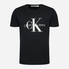 Koszulka męska bawełniana Calvin Klein Jeans J30J320935-BEH S Czarna (8719855868926) - obraz 5