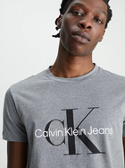 Футболка бавовняна чоловіча Calvin Klein Jeans J30J320935-P2D S Сіра (8719855869084) - зображення 3