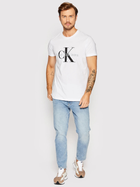 Koszulka męska bawełniana Calvin Klein Jeans J30J320935-YAF XL Biała (8719855868872) - obraz 3