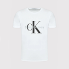 Koszulka męska bawełniana Calvin Klein Jeans J30J320935-YAF XL Biała (8719855868872) - obraz 5
