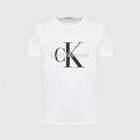 Koszulka męska bawełniana Calvin Klein Jeans J30J320935-YAF XL Biała (8719855868872) - obraz 5