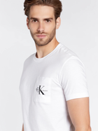 Koszulka męska bawełniana Calvin Klein Jeans J30J320936-YAF S Biała (8719855868568) - obraz 4