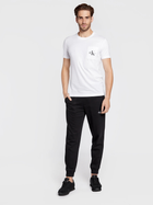 Koszulka męska bawełniana Calvin Klein Jeans J30J320936-YAF M Biała (8719855868575) - obraz 3