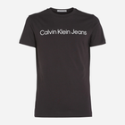 Футболка бавовняна чоловіча Calvin Klein Jeans J30J322552-BEH S Чорна (8719856760366) - зображення 6