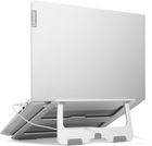 Podstawka na laptopa Lenovo Portable Aluminium Laptop Stand Silver (GXF0X02618) - obraz 6