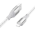 Кабель Borofone BX96 USB to Lightning 1m серый