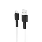 Кабель Charge\OTG Borofone BX31 Soft silicone USB To Type-C 2,4A 1М White BX31CW