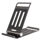Тримач для мобільного hoco ph49 elegant metal folding desktop holder gray