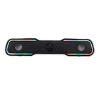 Акустическая система 2.0 2E 2E-PCS101BK саундбар RGB USB 10Вт 3.5мм mini jack Black