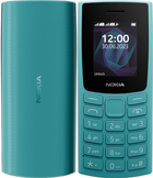 Мобільний телефон Nokia 105 TA-1557 DualSim Cyan (1GF019CPG6L07) - зображення 1