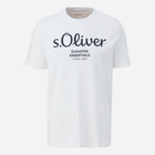 T-shirt męski bawełniany s.Oliver 10.3.11.12.130.2152232-01D2 S Biały (4099975523801) - obraz 5