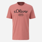 T-shirt męski bawełniany s.Oliver 10.3.11.12.130.2152232-20D1 S Koralowy (4099975523863) - obraz 5