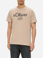 T-shirt męski bawełniany s.Oliver 10.3.11.12.130.2152232-82D1 3XL Beżowy (4099975524334) - obraz 1