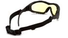 Защитные очки Pyramex V3T (amber) Anti-Fog, жёлтые - изображение 2