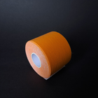 Кинезио тейп пластырь для тейпирования тела тейп лента для спины шеи 5 см х 5 м SP-Sport Оранжевый (4863-5) - изображение 5