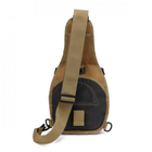 Тактический армейский рюкзак 6л, (28х18х13 см) Oxford 600D, B14, Песок - изображение 7
