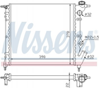 Радиатор охлаждения двигателя NISSENS 63929 Renault Clio 7700784037, 7700805486, 7701203249