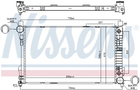 Радіатор охолодження двигуна NISSENS 606015 Mercedes C-Class A2035004803, 2035004803