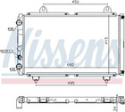 Радіатор охолодження двигуна NISSENS 63558 Fiat Ducato 1300J9, 1300K3, 1331QZ