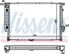 Радиатор охлаждения двигателя NISSENS 60597A BMW 5 Series, 7 Series 1468080, 1709459, 17111468080