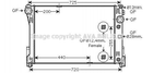 Радиатор охлаждения двигателя AVA COOLING MSA2546 Mercedes E-Class, C-Class, CLS-Class, GLK-Class A2045003603, A2045001203, 2045003603