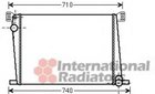 Радиатор охлаждения двигателя Van Wezel 06002356 17117535099, 7535099, 17118675266