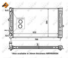 Радіатор охолодження двигуна NRF 56127 Audi A4, A6; Volkswagen Passat; Skoda Superb 4B0121251G, 8D0121251BA, 8D0121251BH