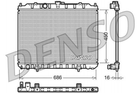 Радиатор охлаждения двигателя DENSO DRM46004 Nissan X-Trail 214108H900