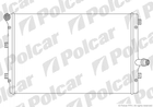 Радіатор охолодження двигуна Polcar 133108A4 Audi A3, TT; Volkswagen Golf, Jetta, Caddy, Passat, Touran, EOS, Scirocco; Seat Leon, Toledo; Skoda Octavia, Yeti, Superb 3C0121253Q, 3C0121253K, 1K0121251N