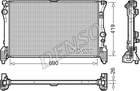 Радиатор охлаждения двигателя DENSO DRM17112 Mercedes Vito, V-Class 4475010001, A4475010001