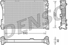 Радиатор охлаждения двигателя DENSO DRM17046 Mercedes E-Class, GLK-Class, C-Class, CLS-Class 2045000603, A2045000603, A2045003103