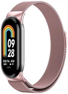 Ремінець Drobak Milanese Loop для Xiaomi Mi Smart Band 8/9/10 Rose Pink (191961)