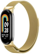Ремешок Drobak Milanese Loop для Xiaomi Mi Smart Band 8/9/10 Gold (191963)