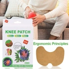 Обезболивающий пластырь для колена с экстрактом полыни Knee Patch 10 шт (kt-5894) - изображение 4