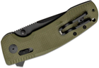 Складной нож SOG TAC XR, OD Green (SOG 12-38-02-57) - изображение 4