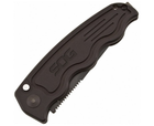 Ніж складаний SOG SOG-TAC Automatic, Black TiNi / Partically Serrated (SOG ST-04) - зображення 7