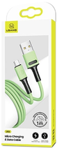 Kabel Usams U52 micro-USB 2A Fast Charge 1m Zielony (6958444989013) - obraz 3