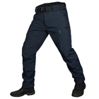 Тактичні зимові штани Camotec SoftShell Vent Темно-Сині 3XL - зображення 1