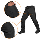 Тактичні зимові штани Camotec SoftShell Vent Чорні 3XL - зображення 5