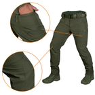 Тактические зимние штаны Camotec SoftShell Vent Олива M - изображение 4