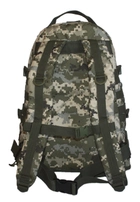 Тактический армейский туристический крепкий рюкзак трансформер 40-60 литров пиксель MS - изображение 5