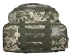 Тактический армейский туристический крепкий рюкзак трансформер 40-60 литров пиксель MS - изображение 7