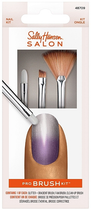 Набір для малювання на нігтях Sally Hansen Salon Pro Brush Tool Kit 3 шт (3616302748709) - зображення 1
