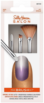 Zestaw do malowania na paznokciach Sally Hansen Salon Pro Brush Tool Kit 3 szt (3616302748709) - obraz 1