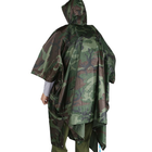 Плащ дощовик пончо військовий Камуфляж зелений (DP-KMG) - зображення 5