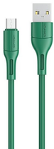 Кабель Usams U68 micro-USB 2A Fast Charge 1м Зелений (6958444969534) - зображення 1
