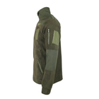 Кофта Флисовая хакі с Липучками (Велкро Панели) Military Khaki розмір 50 - изображение 3