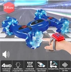 Трюковая машинка перевертыш на радиоуправлении жестами Drift ERQ2093 Синяя